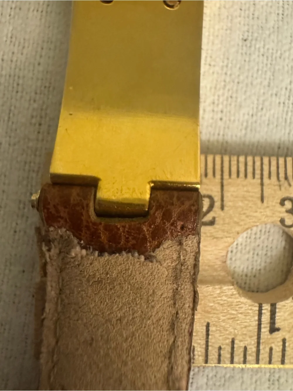 Rivoli Gold-Tone and Leather Women's Quartz Watch